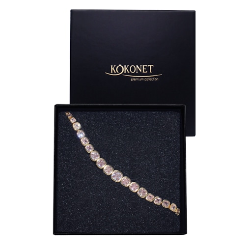 Bransoletka złota TRENDY ślubna nowoczesna minimalistyczna elegancka błysk