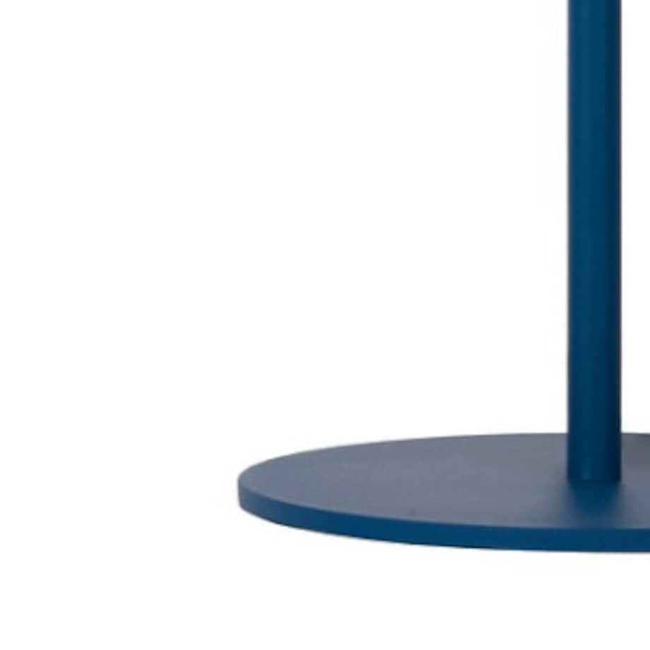 Stołowa LAMPA stojąca SIEMON 45596/01/35 Lucide metalowa LAMPKA biurkowa kopuła niebieska