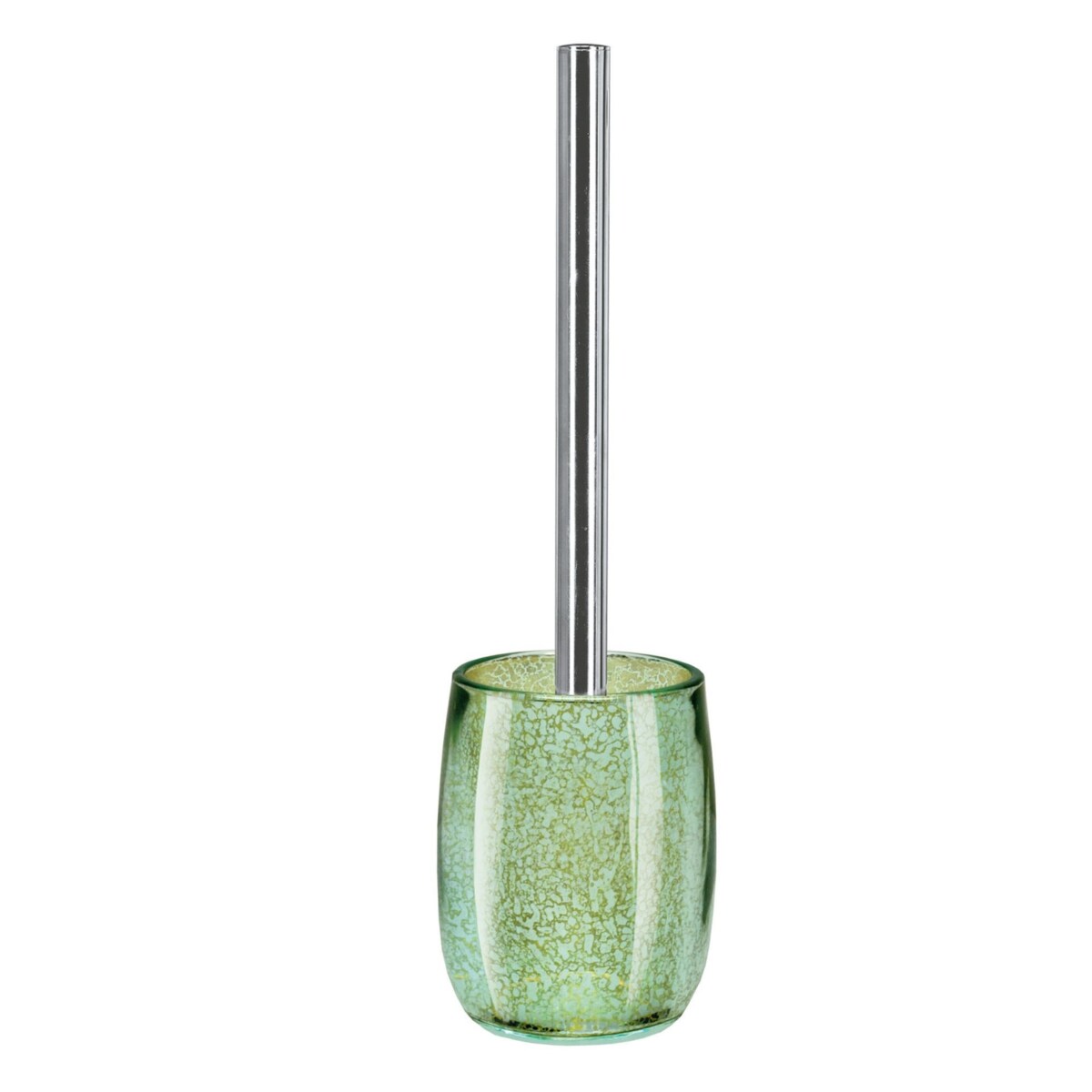 Kleine Wolke Mercury Szczotka WC ze stojakiem zielony / złoty