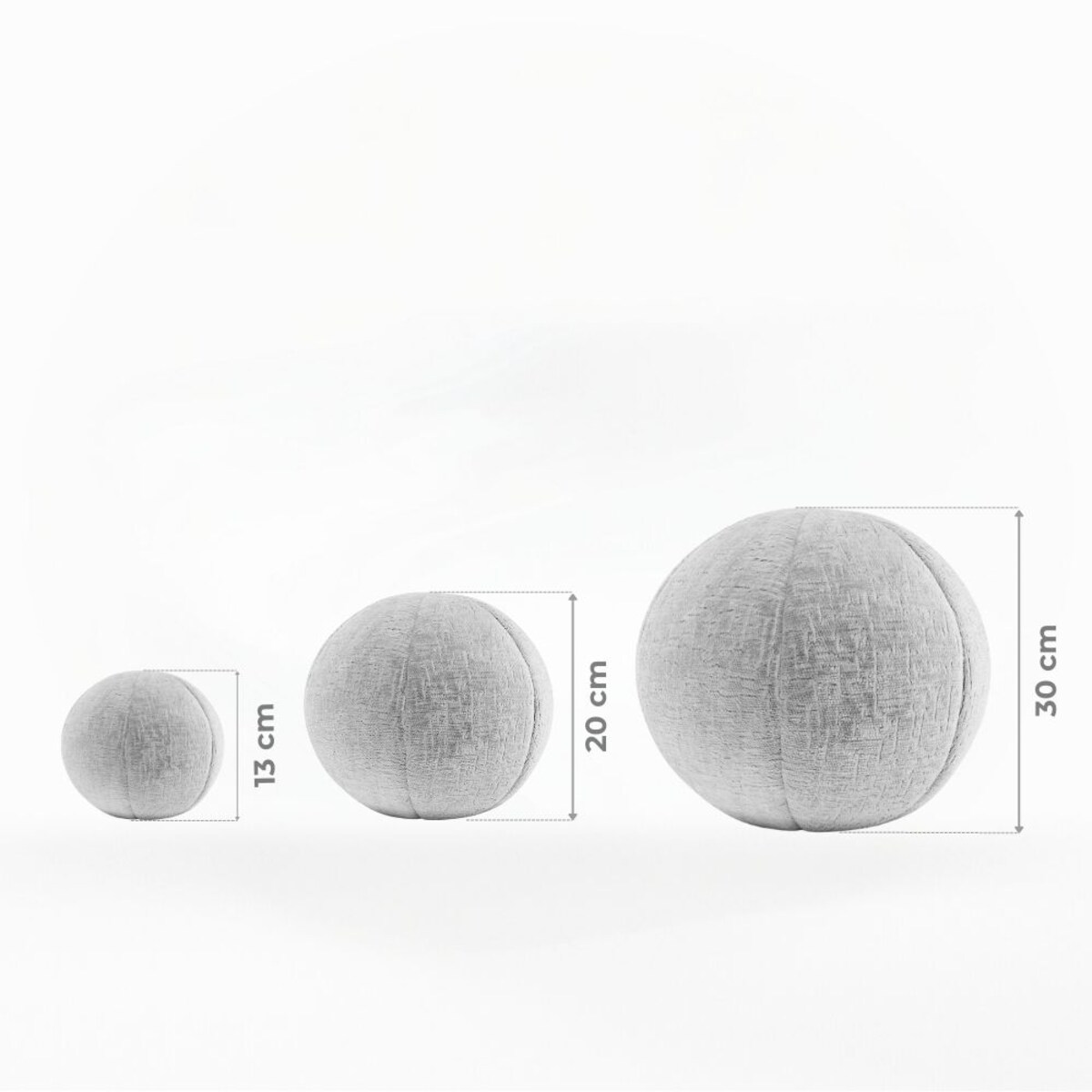 Poduszka HAPPY PILL 30 cm Stalowa