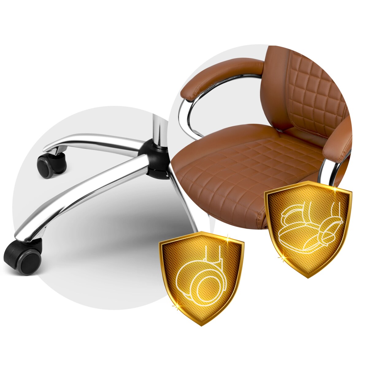 Fotel biurowy gabinetowy krzesło biurowe Sofotel Batory