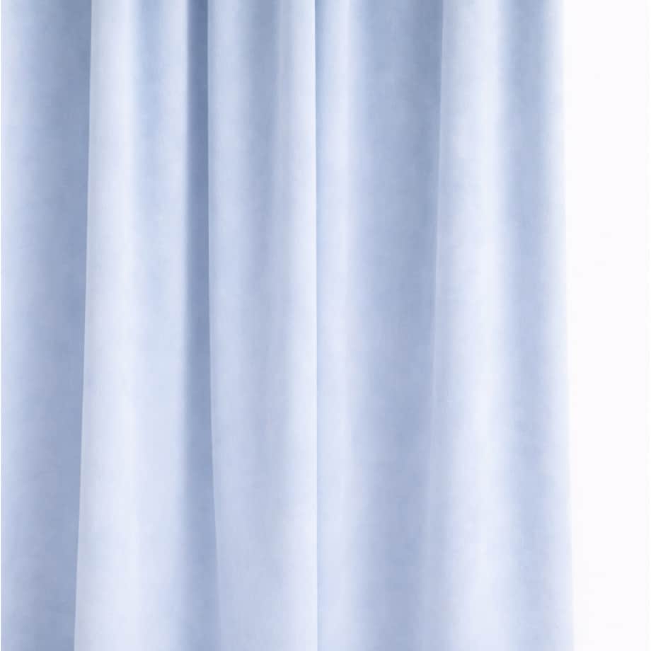 Zasłona welurowa Werona w kolorze baby blue 260 cm