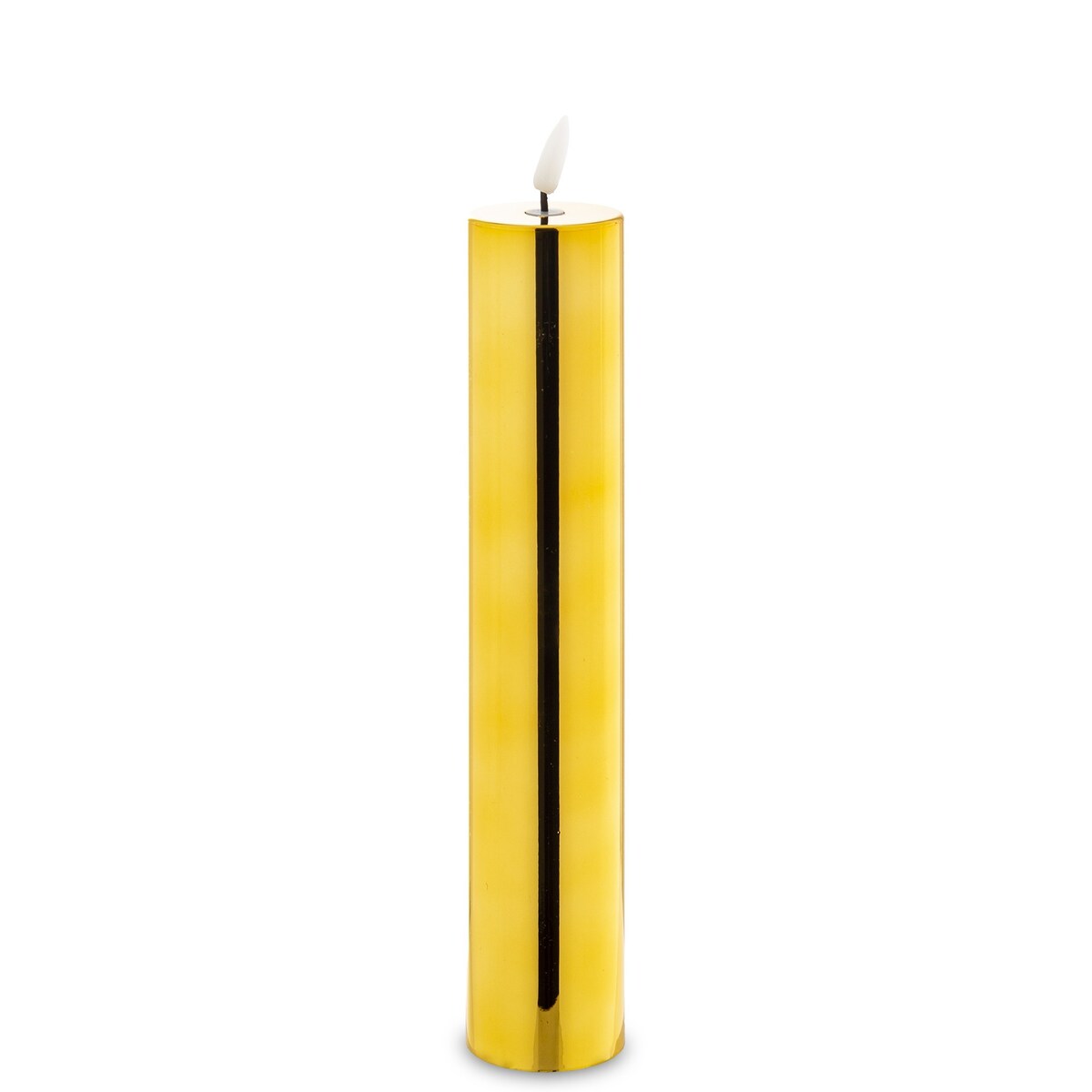 Świeca LED z tworzywa sztucznego 29x5x5 cm LYS-4 złota