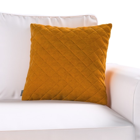 Poszewka Kinga pikowana 43 x 43 cm 43x43 miodowy