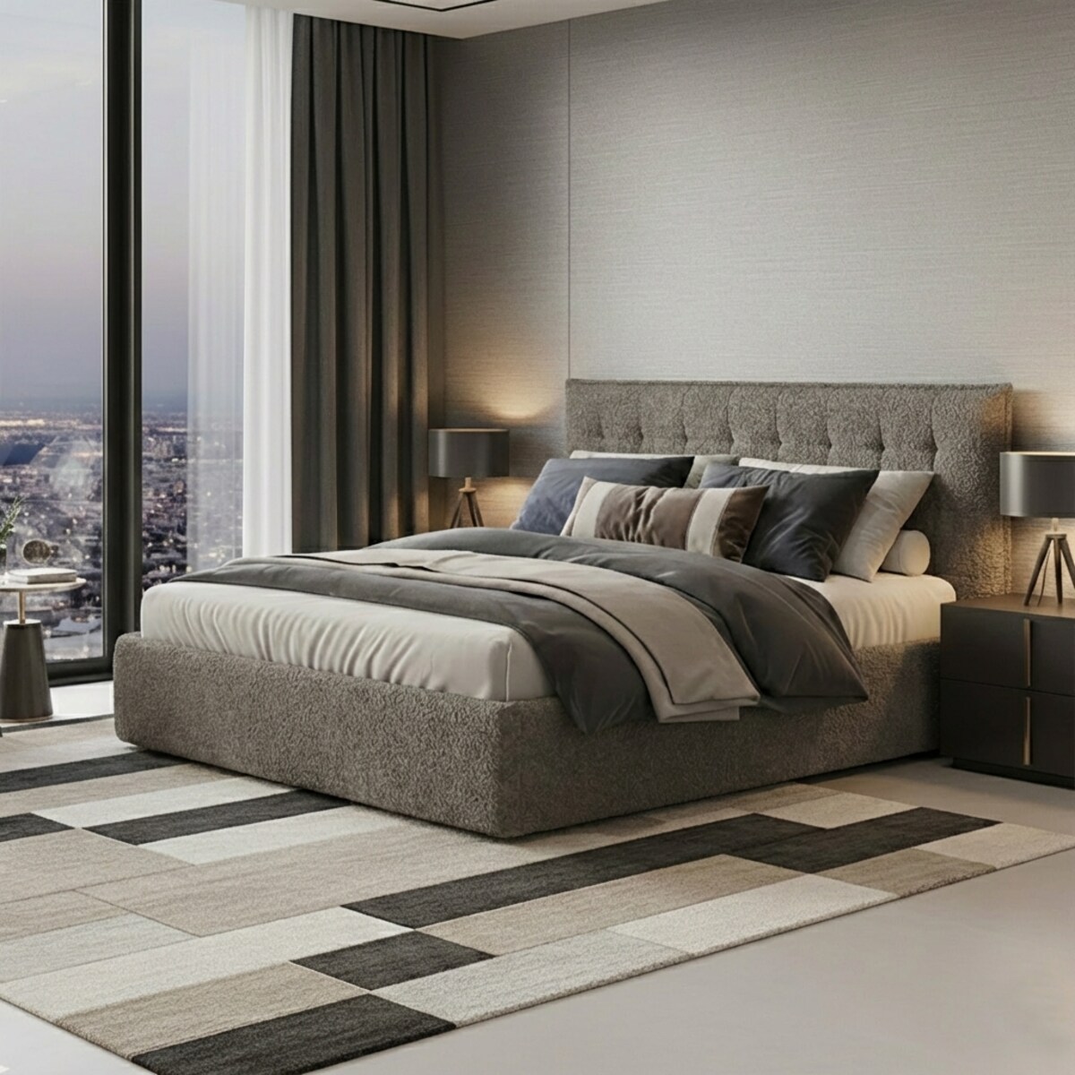 Łóżko Tapicerowane Consul 120X200 Stelaż Pojemnik Na Pościel Abriamo 02