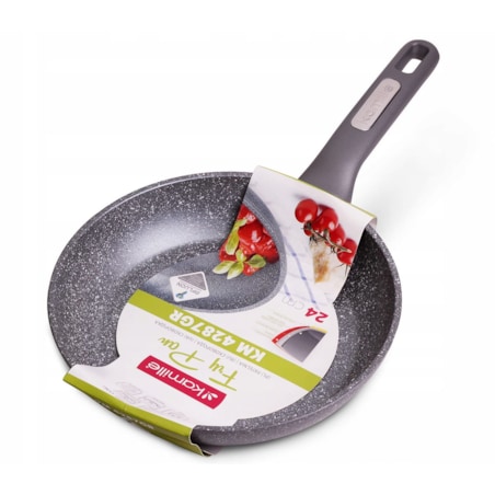Patelnia 24cm z powłoką granitową indukcja KAMILLE
