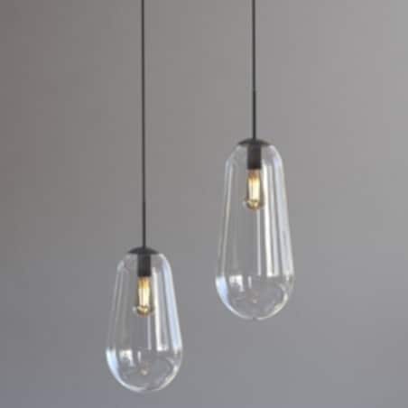 Szklany klosz Cameleon Pear M 10330 podłużny przeźroczysty