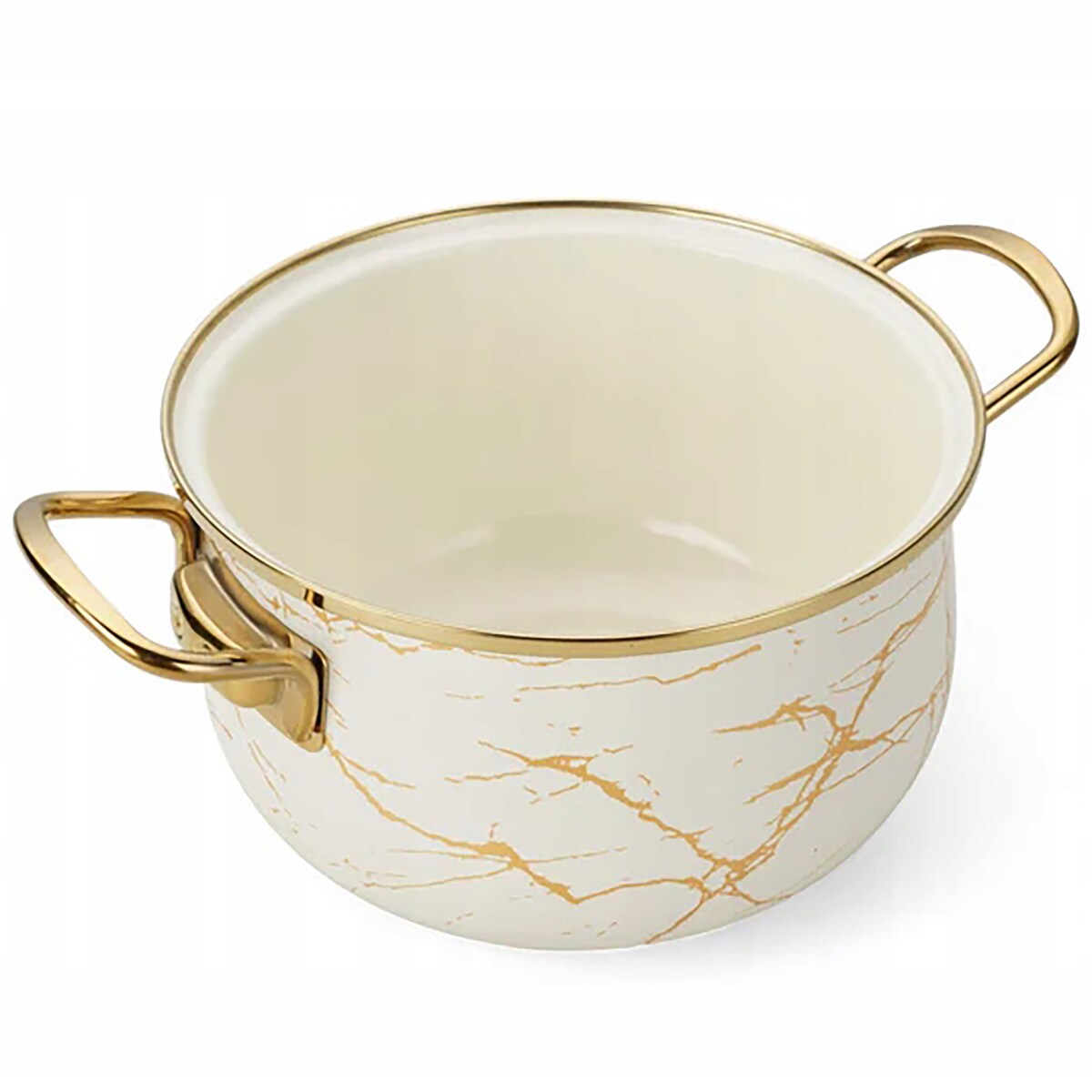 Zestaw 8 Emaliowanych Garnków - Doskonały Do Gotowania Na Gaz Indukcję