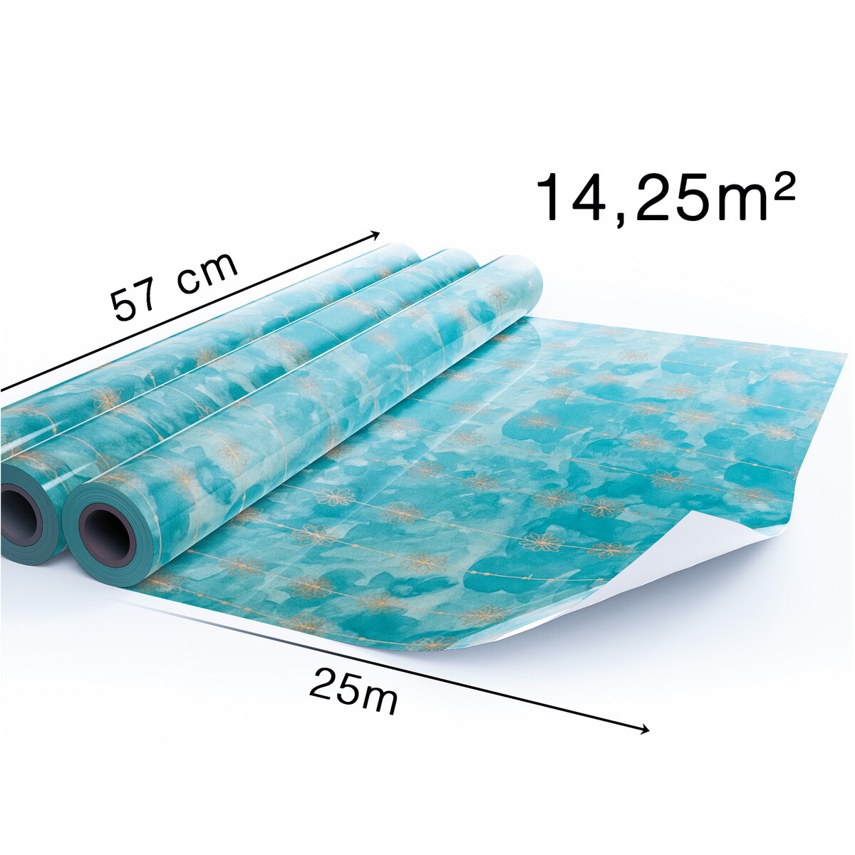 Papier do pakowania prezentów 25 METRÓW MEGAROLKA Świąteczny Do Paczek Ozdobny