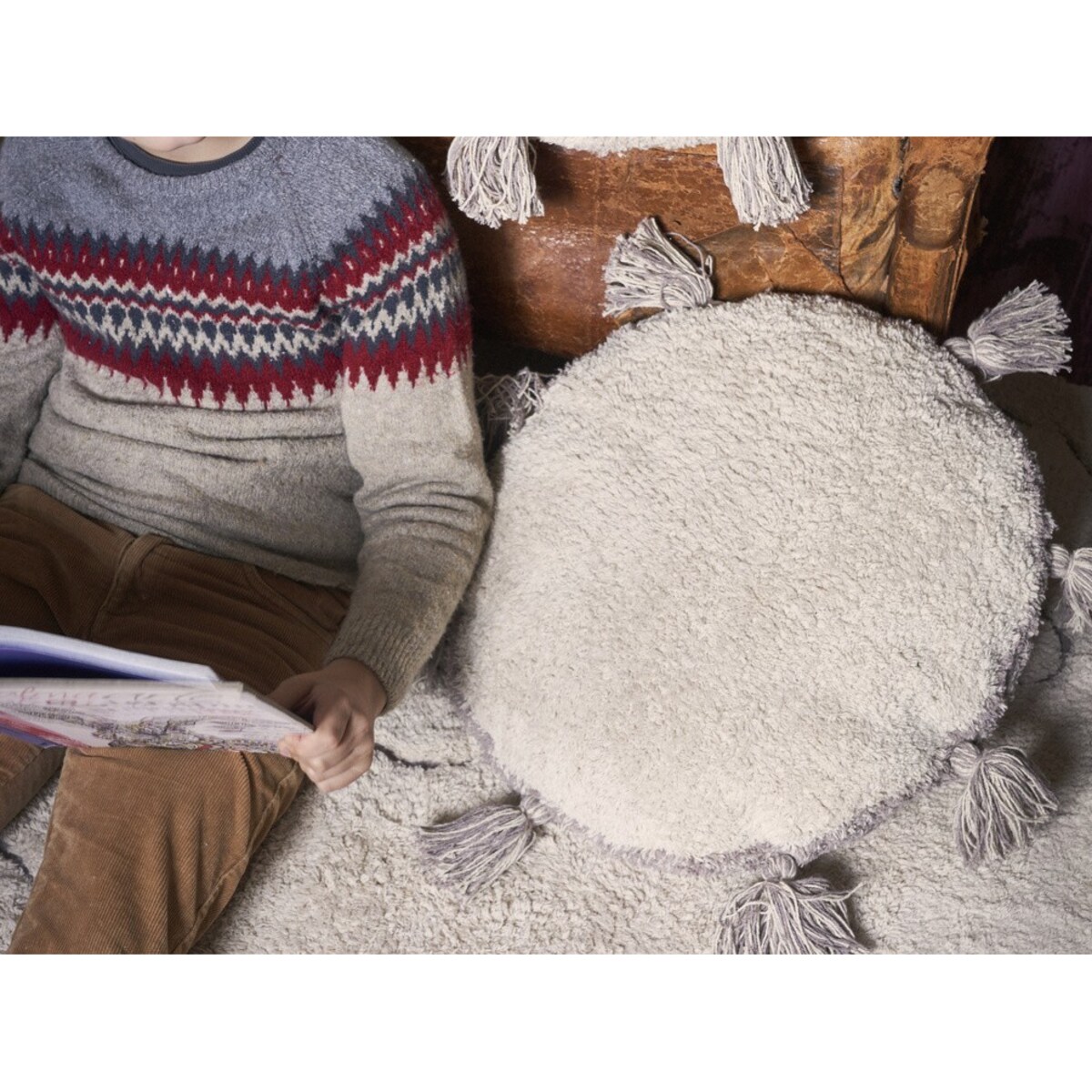 Poduszka podłogowa RugCycled Lorena Canals