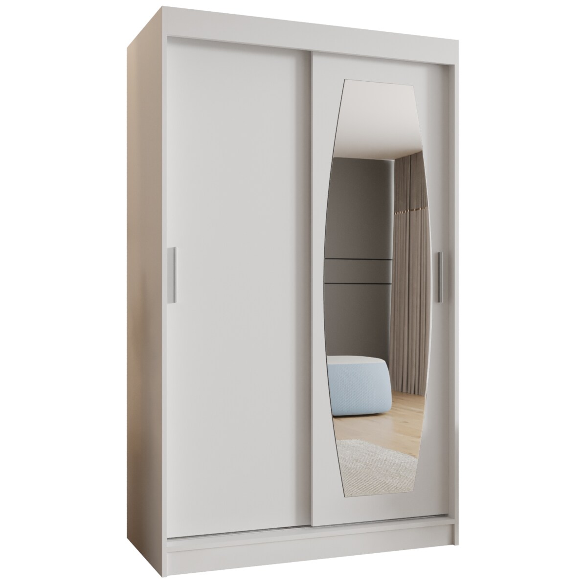 Szafa przesuwna ROSSA 120 biały