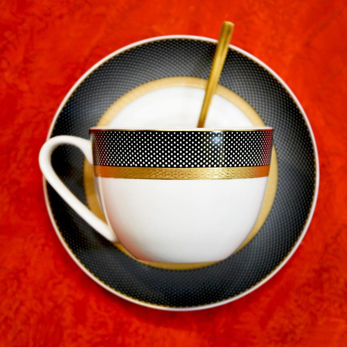 VILLA ITALIA Komplet filiżanek porcelanowych 300 ml 6 sztuk ROYAL LADY