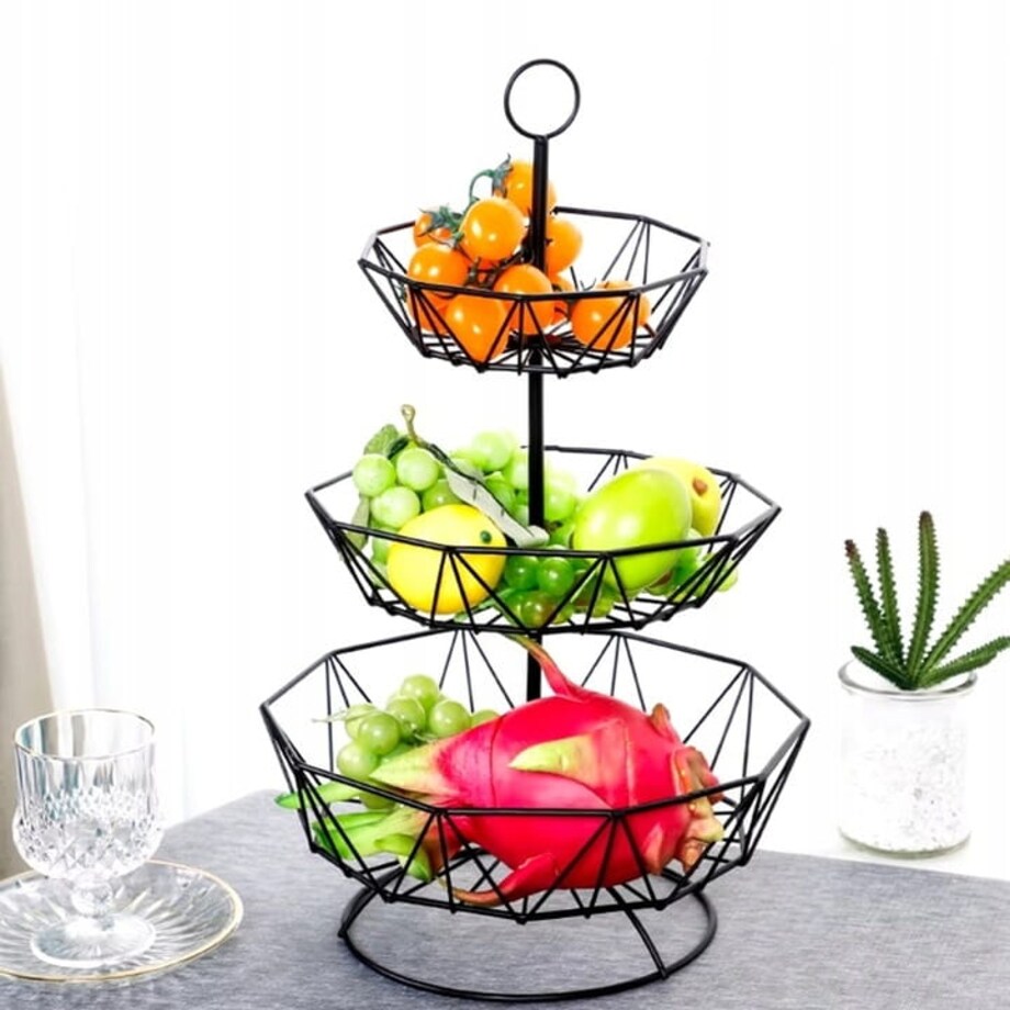 Koszyk patera na owoce 3-poziomowa BRUNBESTE
