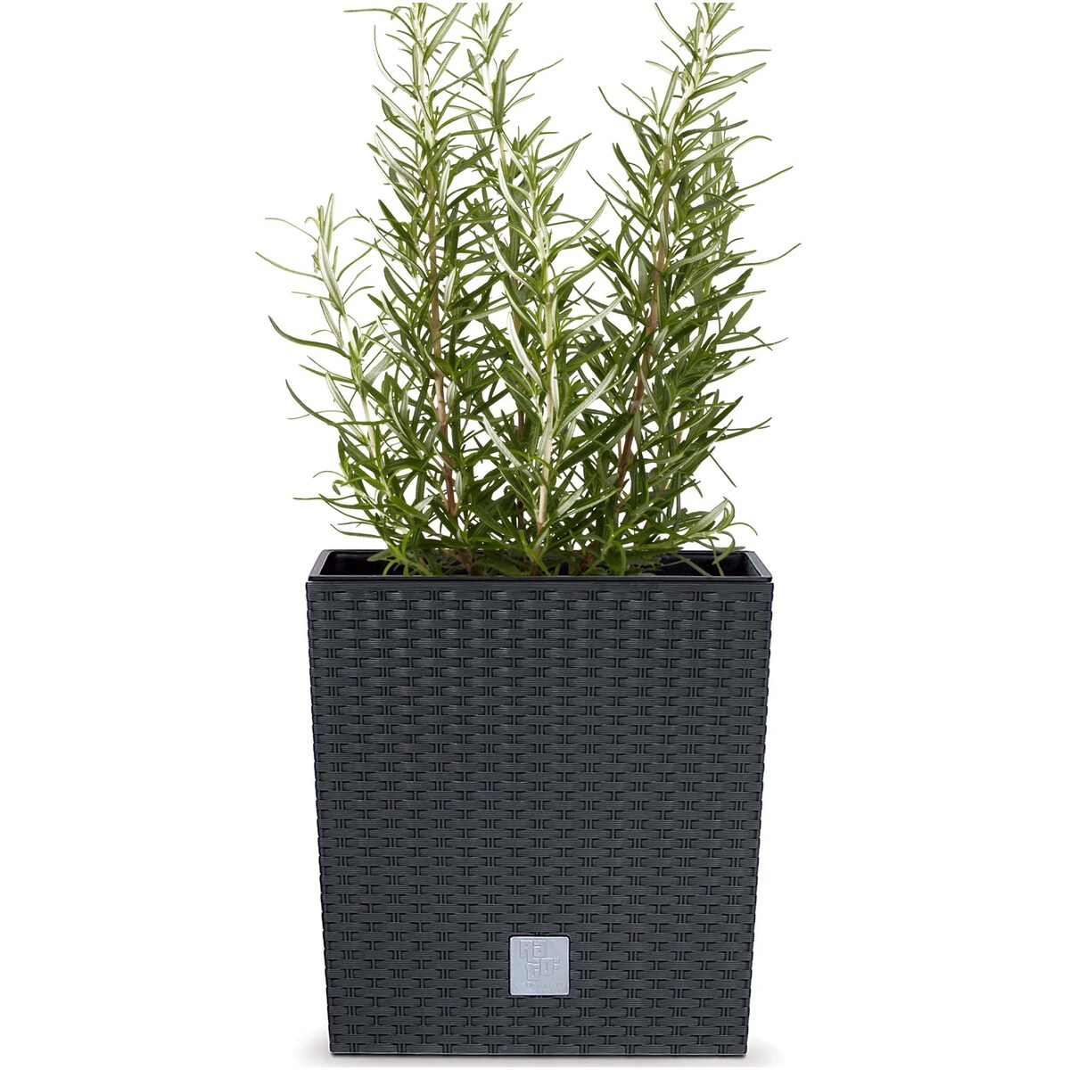 Doniczka Donica Ratanowa Kwadratowa Do Ogrodu Domu 6,8 L