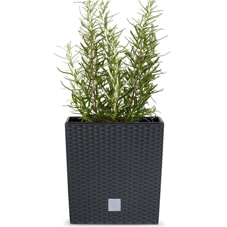 Doniczka Donica Ratanowa Kwadratowa Do Ogrodu Domu 6,8 L