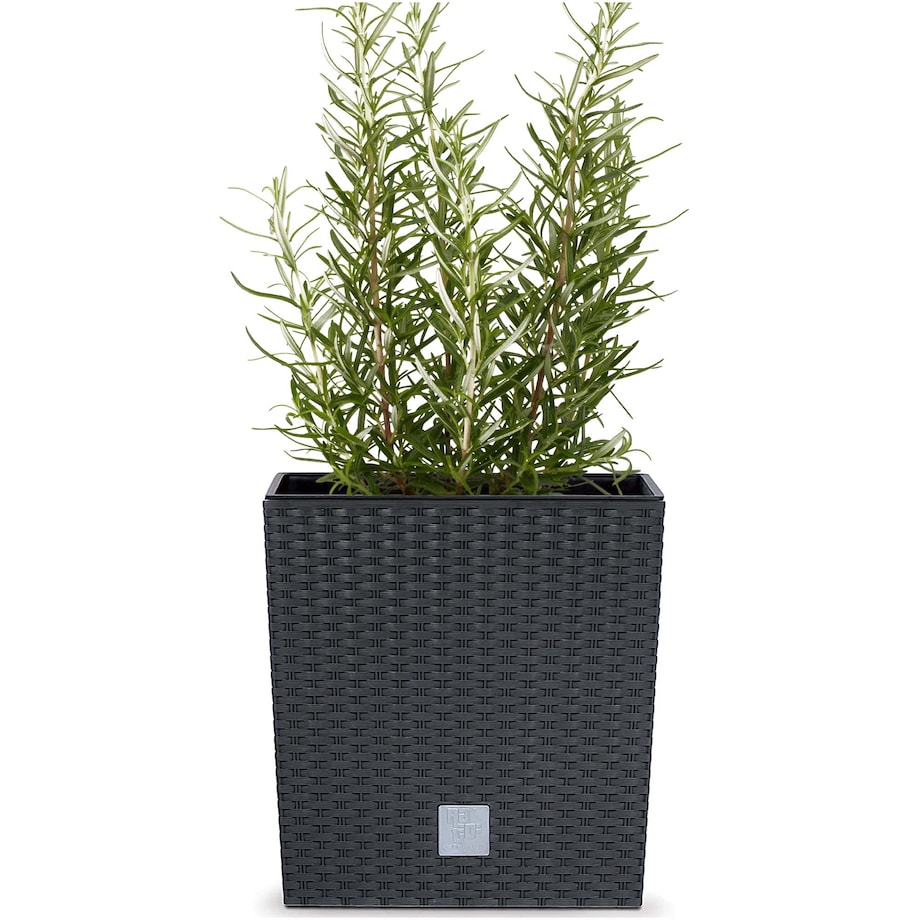 Doniczka Donica Ratanowa Kwadratowa Do Ogrodu Domu 6,8 L