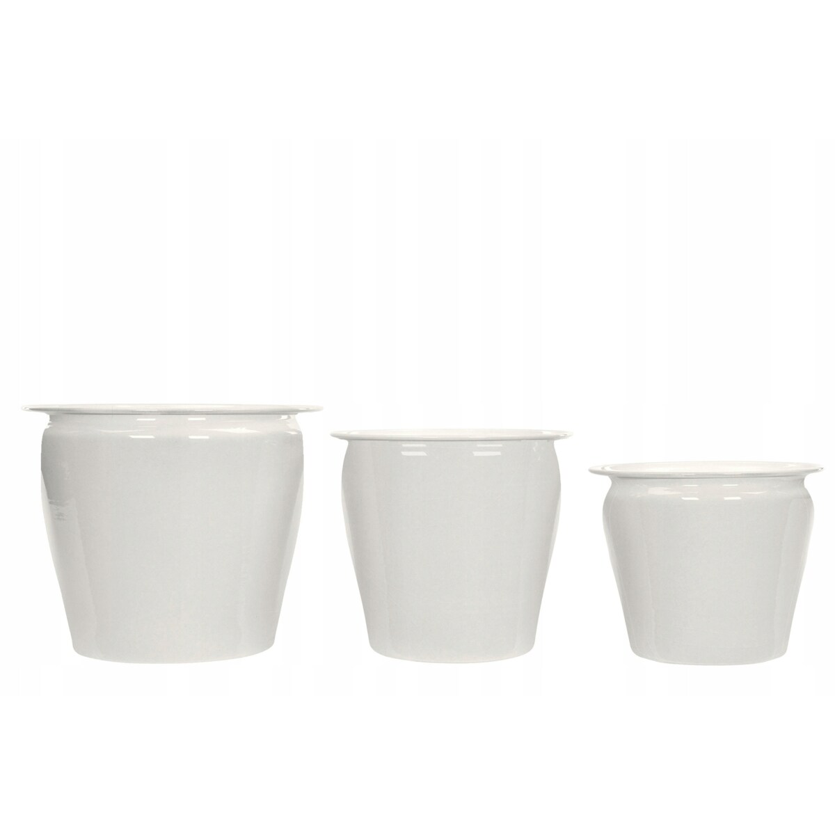 DONICZKA OSŁONKA WYSOKA BIAŁA NA BALKON TARAS METALOWA LOFT DO DOMU 3 szt.