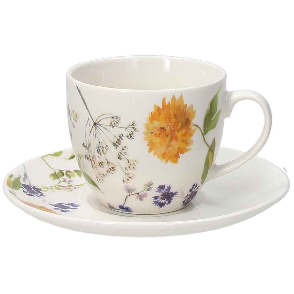 Zestaw Filiżanek Z Podstawkami do Herbaty 6 szt Audrey