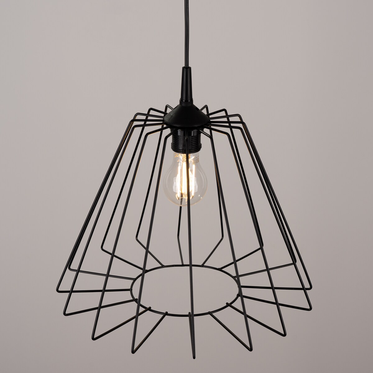 Lampa wisząca TRAPO czarna