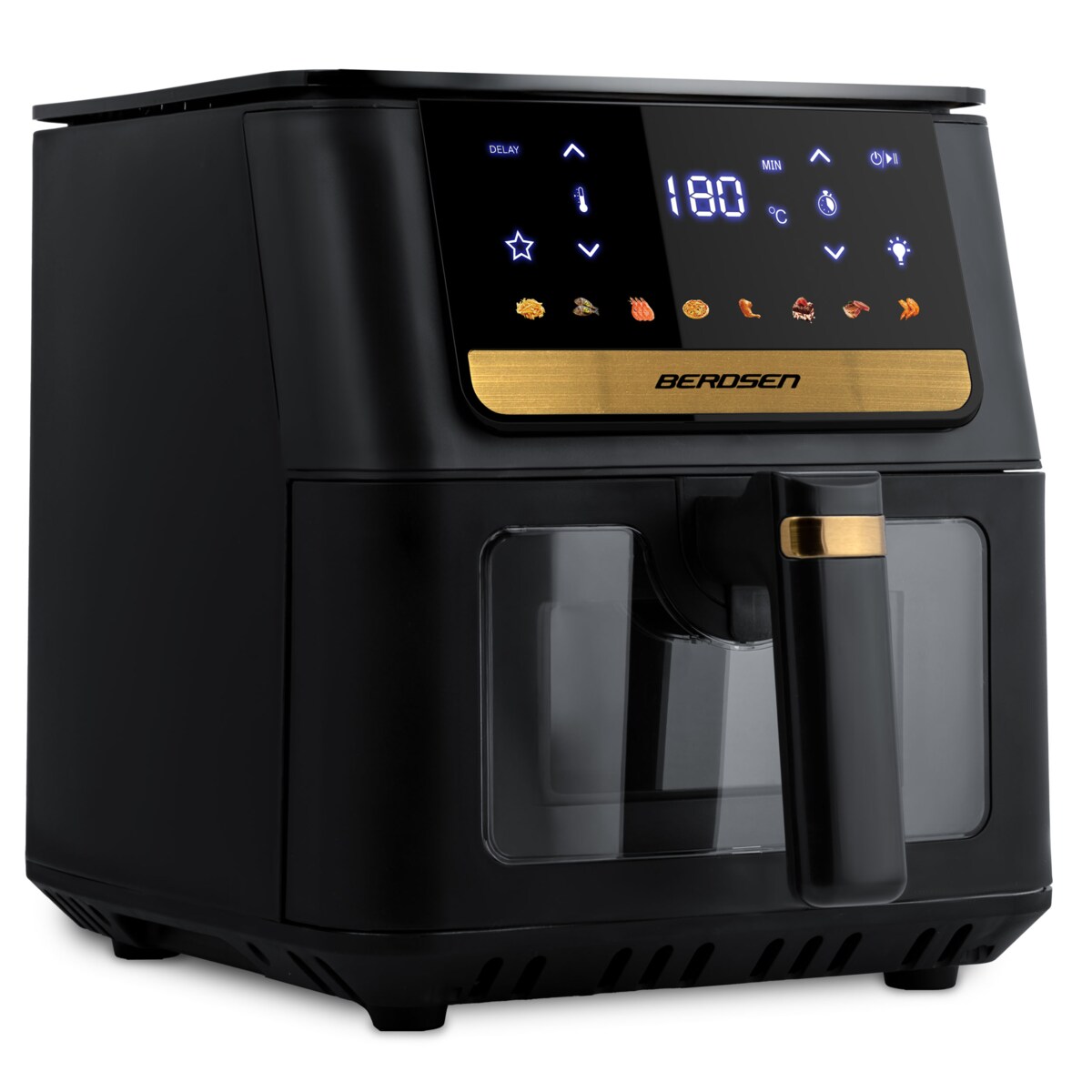 Frytkownica beztłuszczowa Berdsen BD-655 Air Fryer 6,5l 1700W czarny 365501