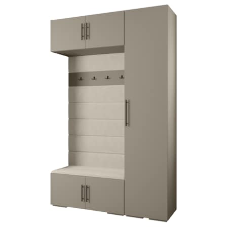 Garderoba do przedpokoju INOVA 3 Z19 kaszmir+czarny+manila02