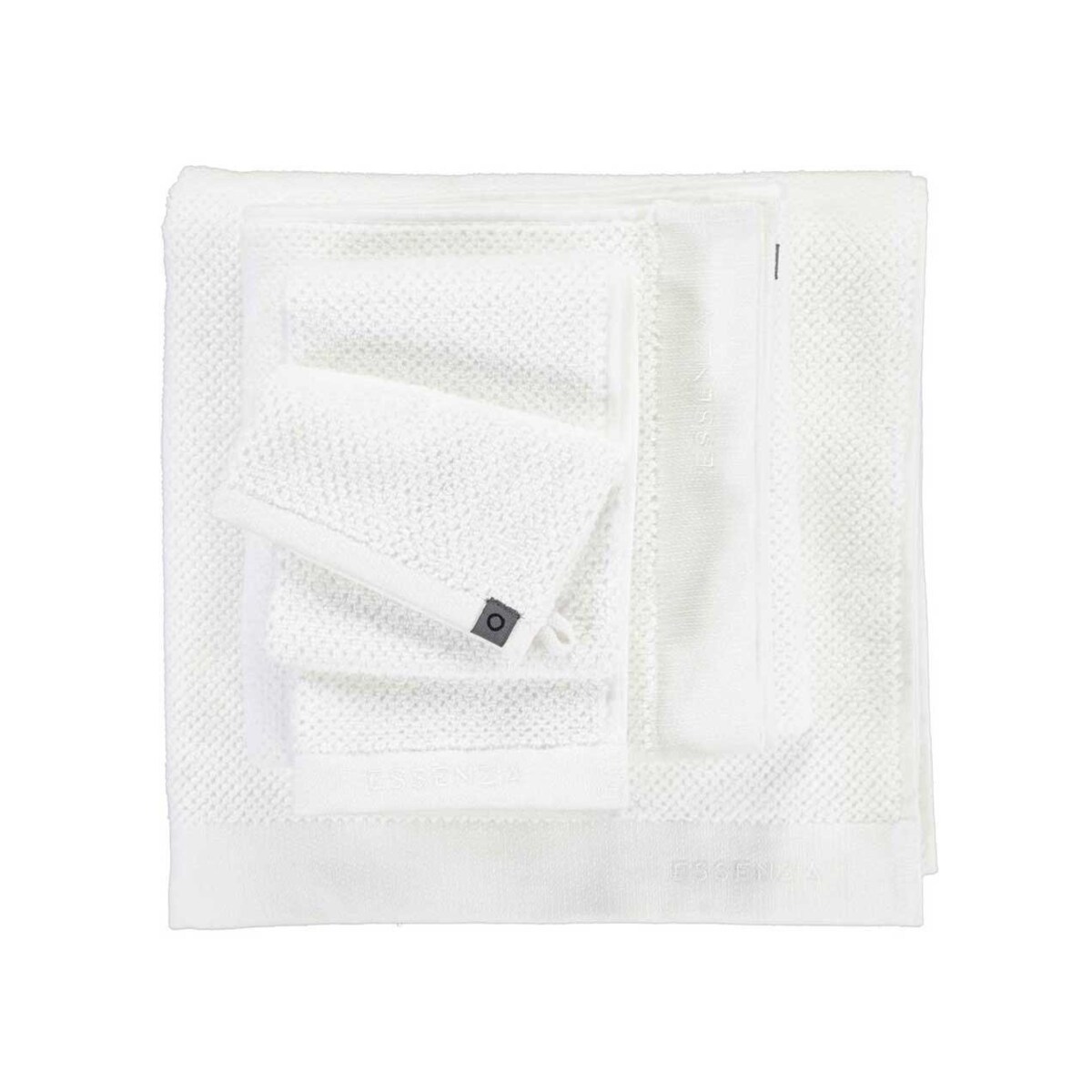 Duży ręcznik kąpielowy w kolorze białym, chłonny ręcznik łazienkowy, Essenza