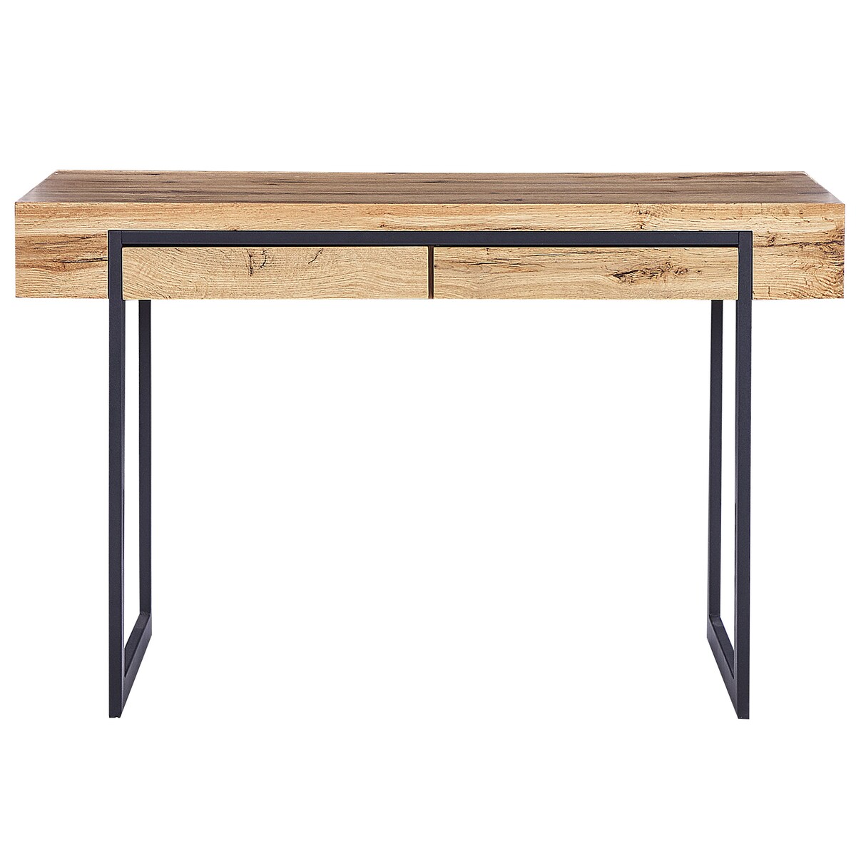 Biurko VIDA Jasnobrązowy 120 cm 55 cm ze schowkiem