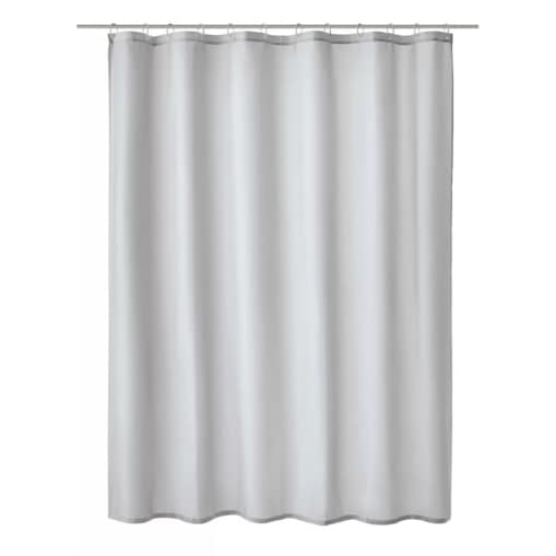 Kleine Wolke Kito Tekstylna Zasłona prysznicowa szara 120x200 cm
