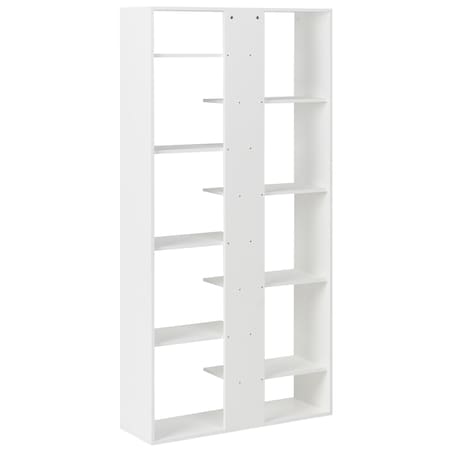 Regał na książki 8 półek FONTAS 180 cm Biały