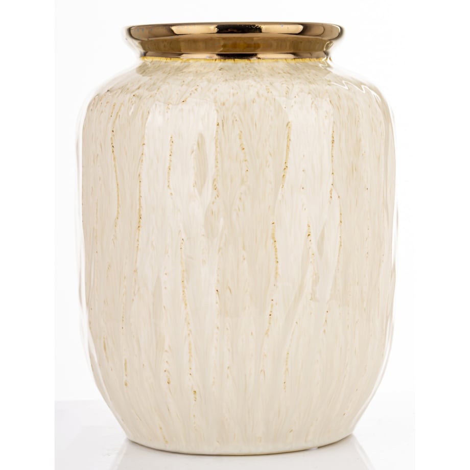 Wazon ceramiczny 27x20x20 cm MEEKE-2 mały biały
