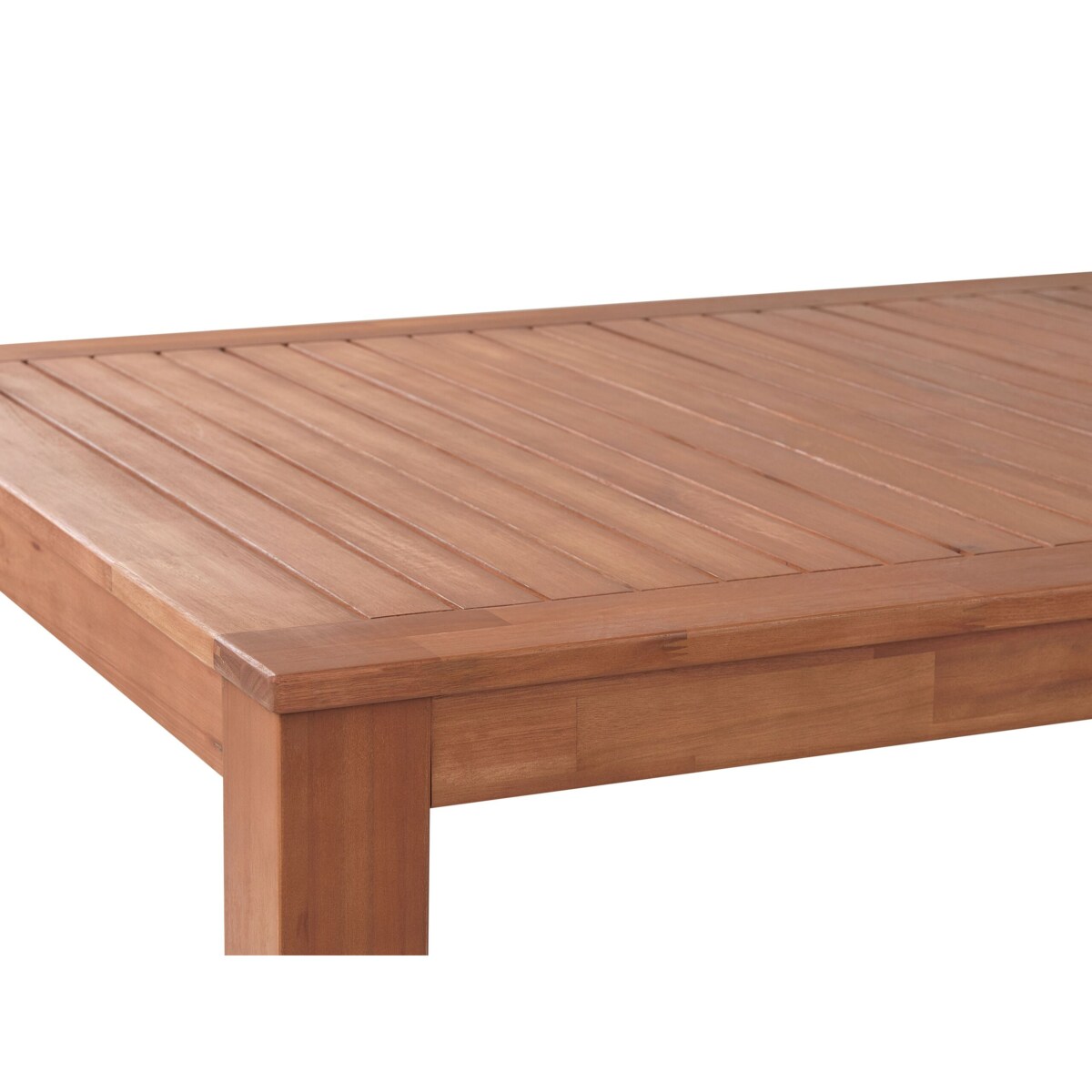 Zestaw ogrodowy eukaliptusowy stół i ławki naturalny MONSANO