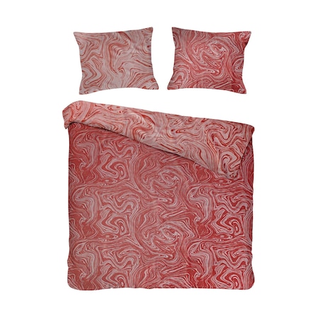 Pościel bawełniana 220x200 Cottonlove Jacquard Marble Terra