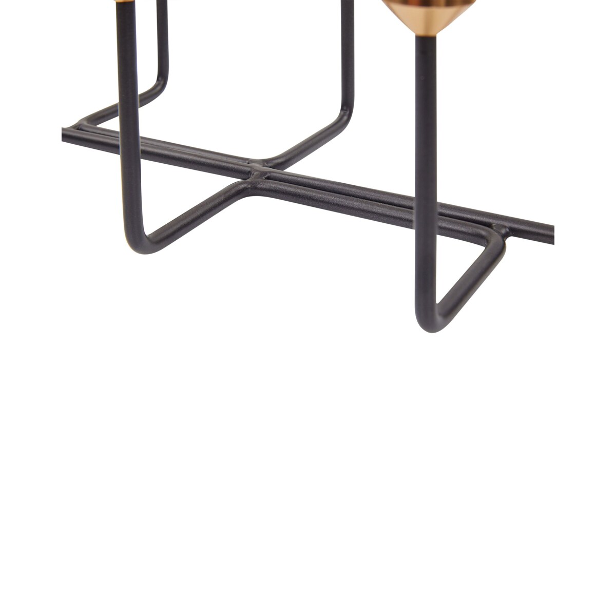 Świecznik metalowy 12 cm czarny BANGKA