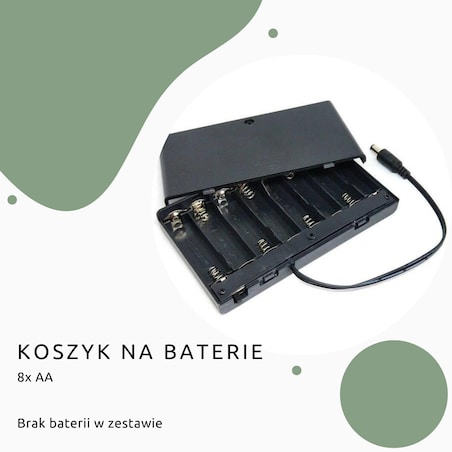 Dębowa donica z lameli DO1 25 x 38 LED