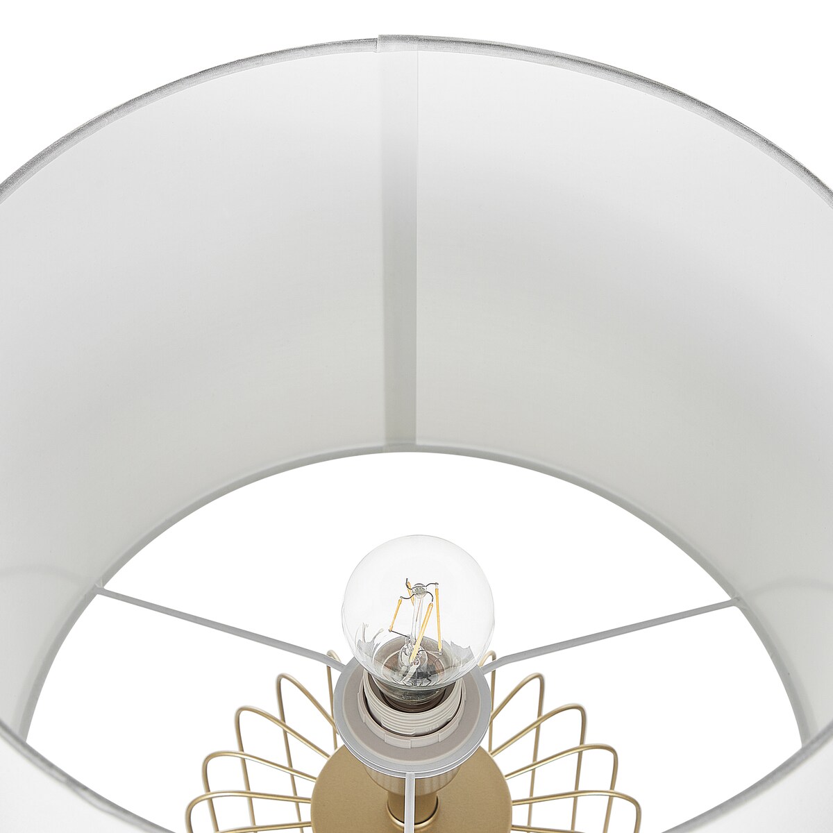Lampa stołowa THOUET Metal Złoty