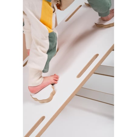 Drabinka Pikler + DUŻA zjeżdżalnia CHMURKI