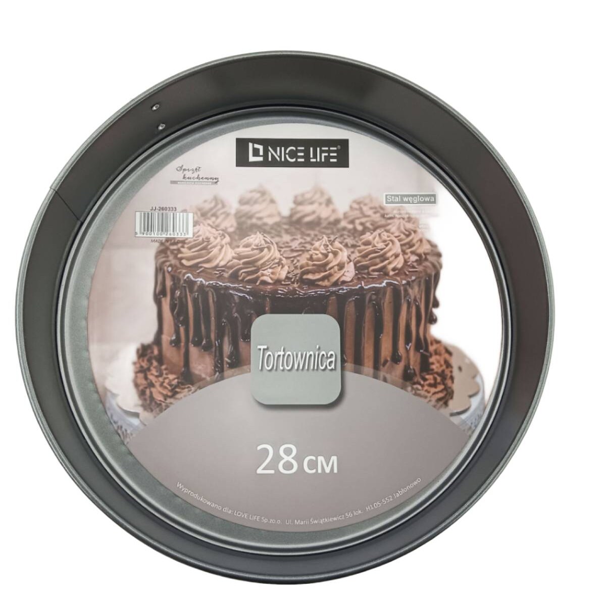 forma blacha tortownica do pieczenia 28 bakecore stal węglowa