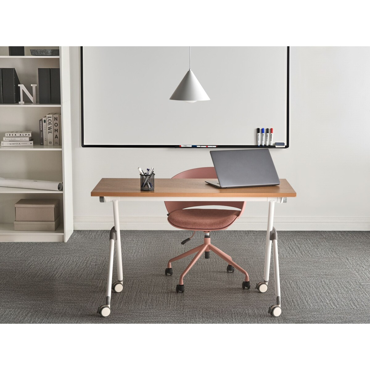 Składane biurko BENDI Brązowy 120 cm 60 cm