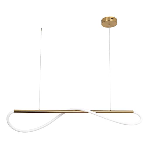 Wisząca lampa nad stół Meleca LP-2345/1P S Light Prestige LED 24W 4000K złota