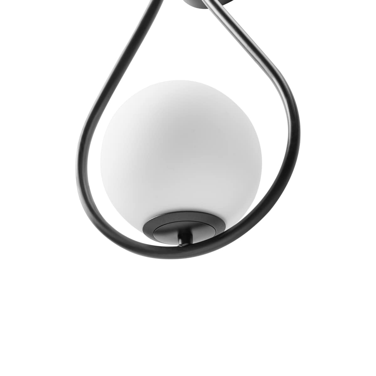 Lampa ścienna AUROUE Metal Czarny