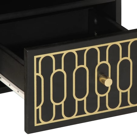 vidaXL Szafka pod telewizor, 70x33x46 cm, lite drewno mango