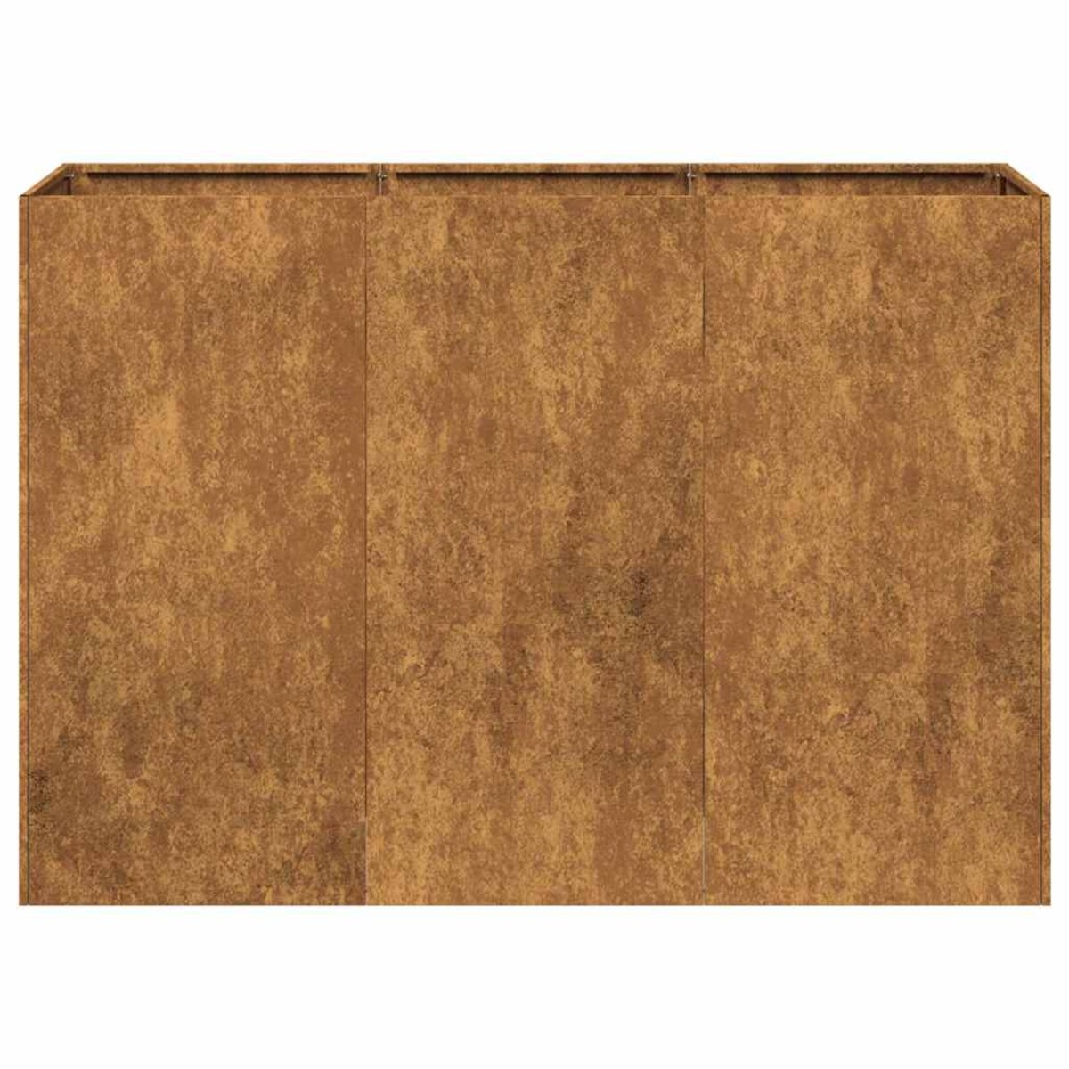 vidaXL Doniczka Rusty 120x40x80 cm Stal nierdzewna