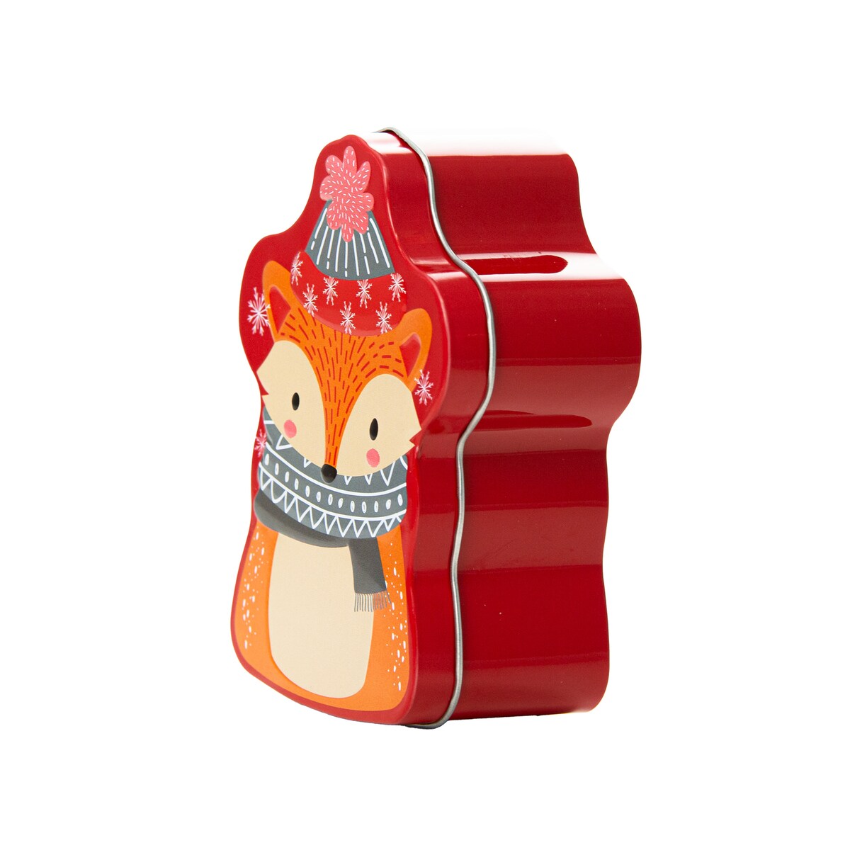 Puszka Na Pierniki Ciastka Herbatę Świąteczna Boże Narodzenie 9X13 Cm Lis