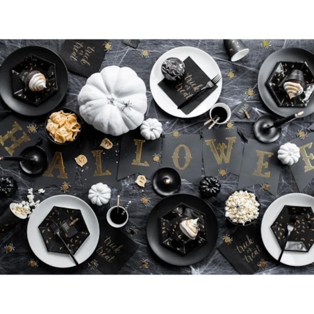 Baner Halloween, czarny, 20x175cm