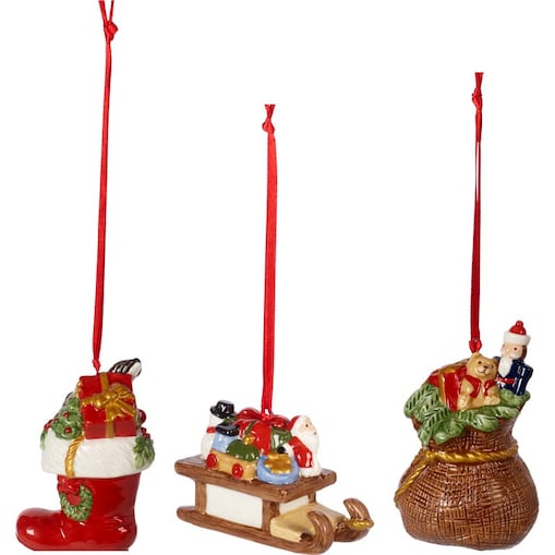 Zestaw 3 zawieszek Prezenty Nostalgic Ornaments, 6.3 cm, Villeroy & Boch
