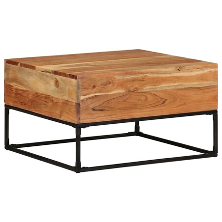 vidaXL Stolik kawowy, 68x68x41 cm, lite drewno akacjowe