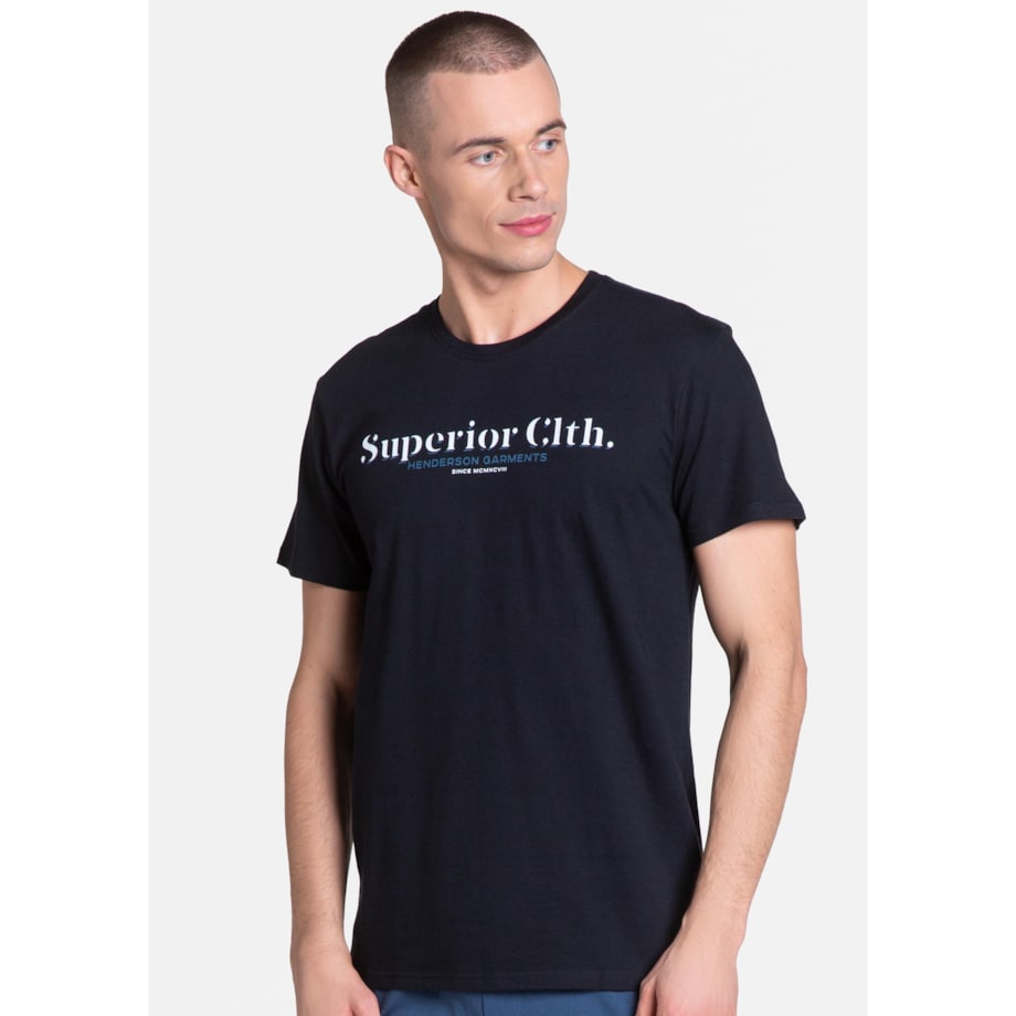 Piżama Zed 38366-99X Czarno-grafitowa Czarno-Grafitowy, L