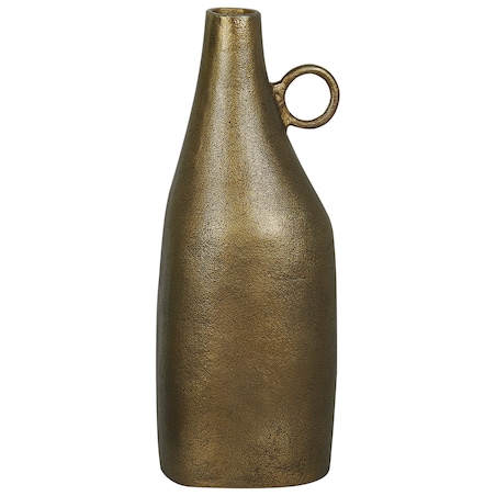 Wazon dekoracyjny SAMBHAR Metal 46 cm Mosiężny