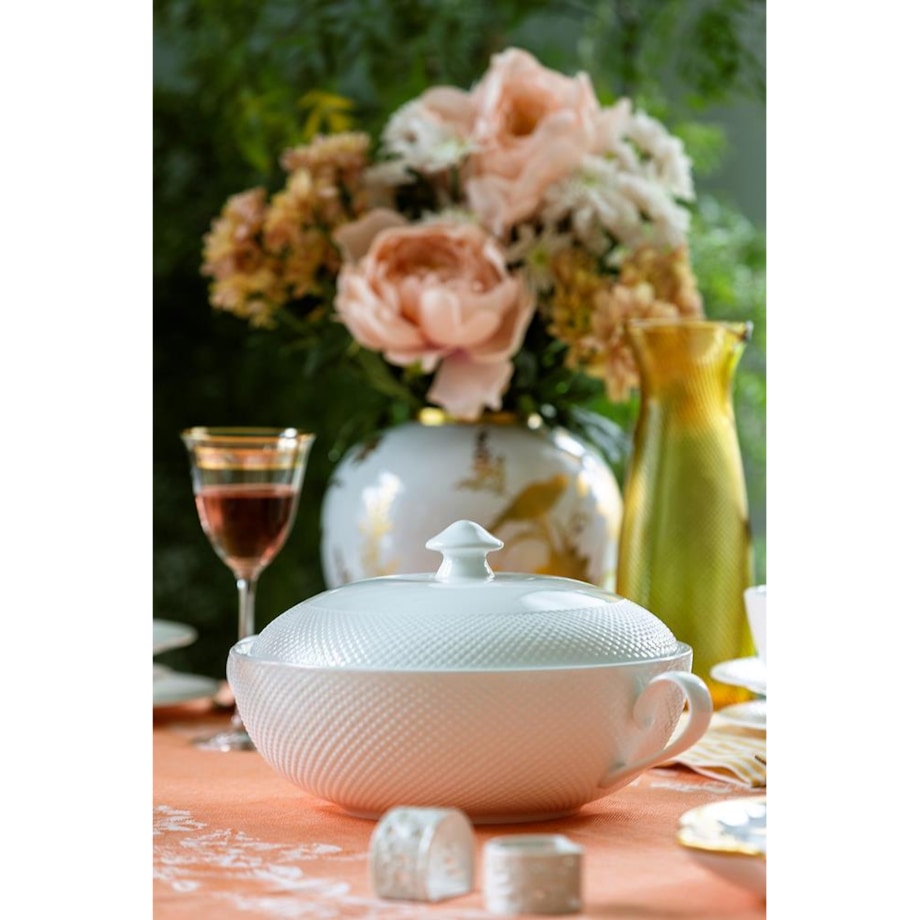 VILLA ITALIA Waza porcelanowa 2,5 litra BARI WHITE