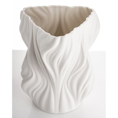 Wazon porcelanowy 20,5x16,5x16,5 cm IRREGULAR biały